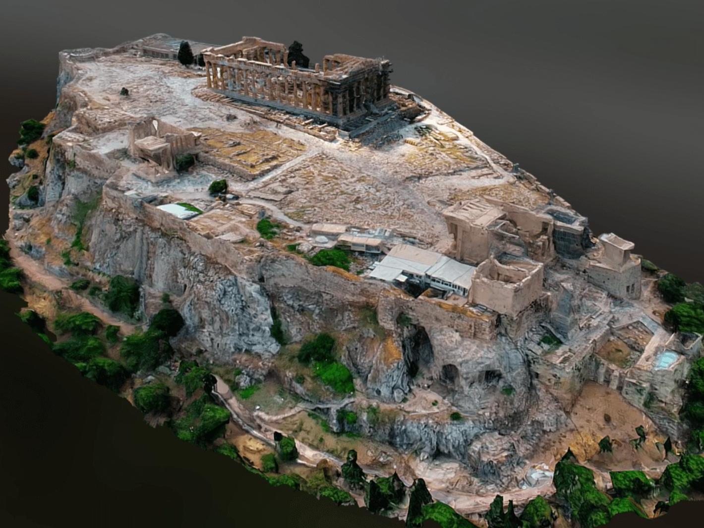 Du styropore à la 3D: modéliser les frontons du Parthénon