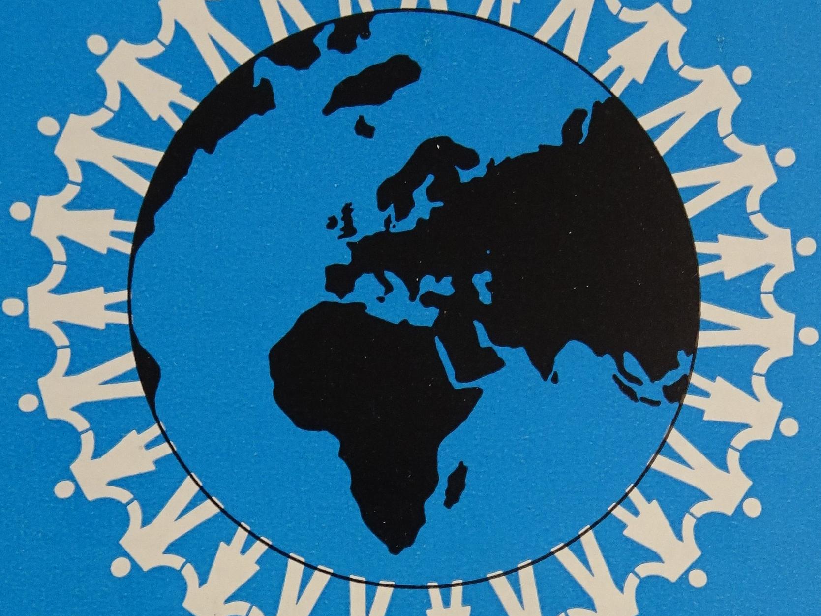 Logo, booklet of the International Youth Congress in Copenhagen, August 1958 (Clinchy Papers, Social Welfare History Archives, University of Minnesota)