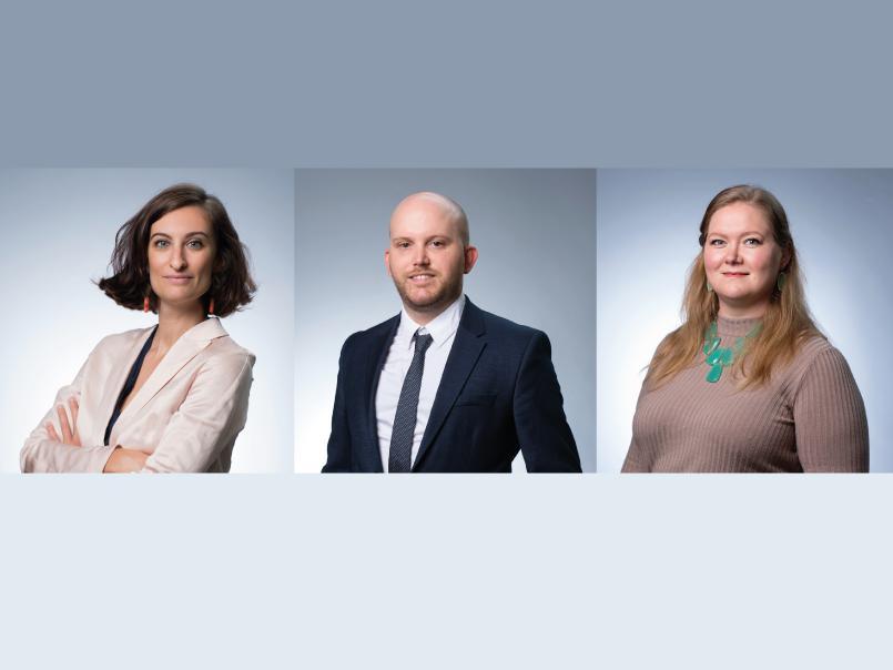 Trois chercheur·e·s postdocs ont débuté un mandat à l'ESC cet été