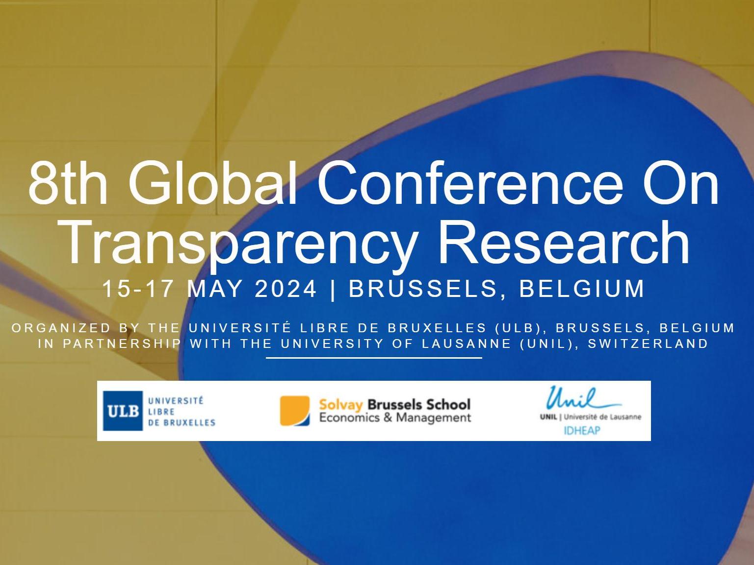  8th Global Conference on Transparency Research (GCTR)
