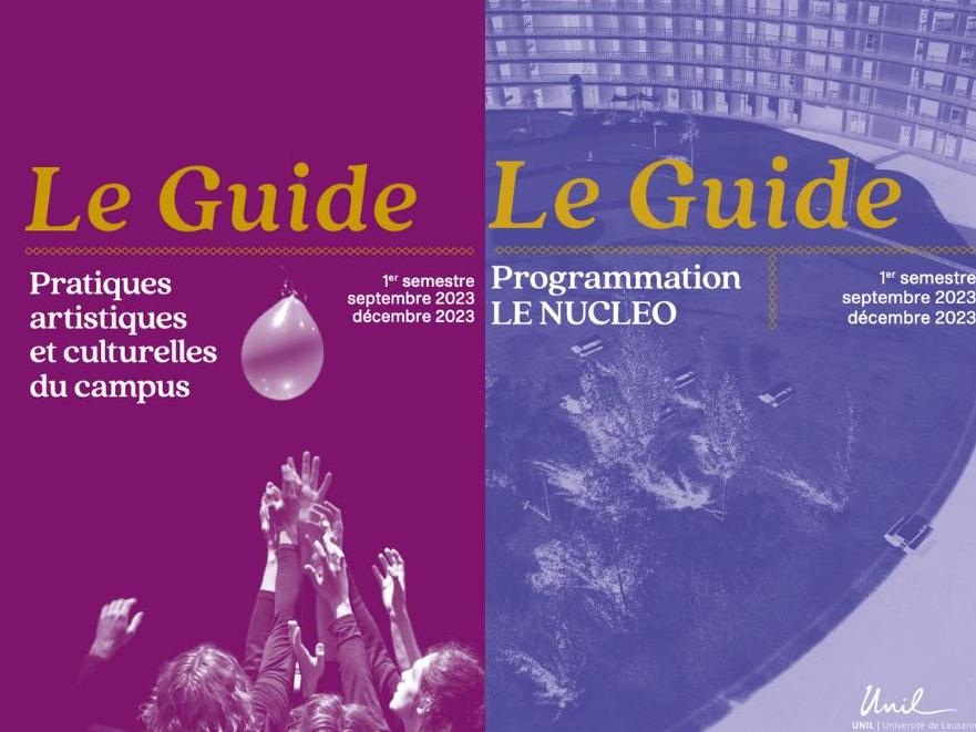 La nouvelle édition du Guide des pratiques artistiques et culturelles du campus pour le semestre d'automne 2023 est arrivée !