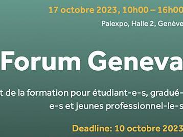 Forum Geneva 2023 – Le salon de carrière