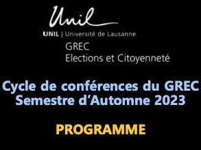 Programme des conférences du GREC automne 2023
