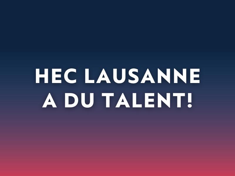 HEC Lausanne a du talent – Octobre 2023 