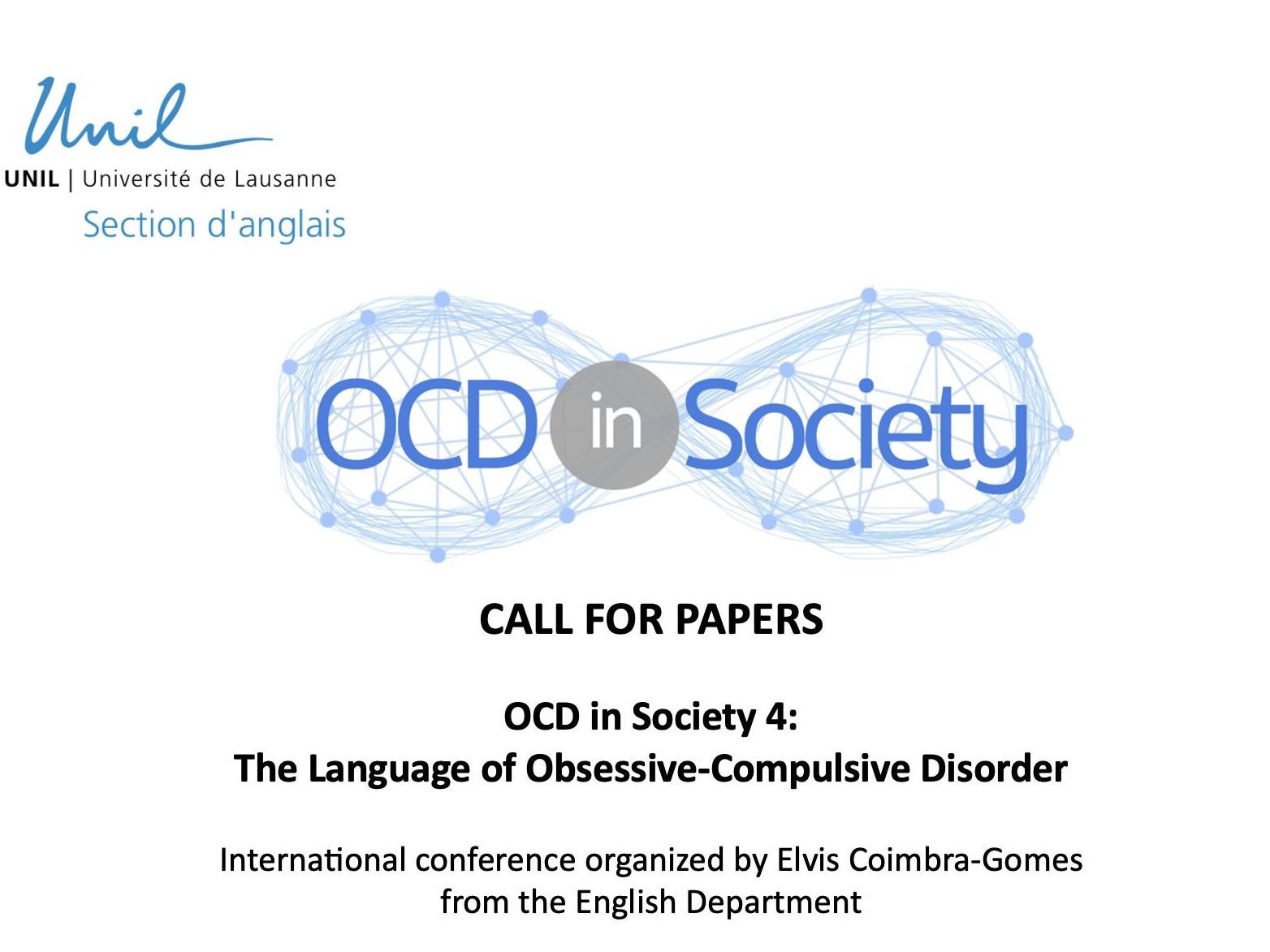 Call for papers: OCD in Society 4 