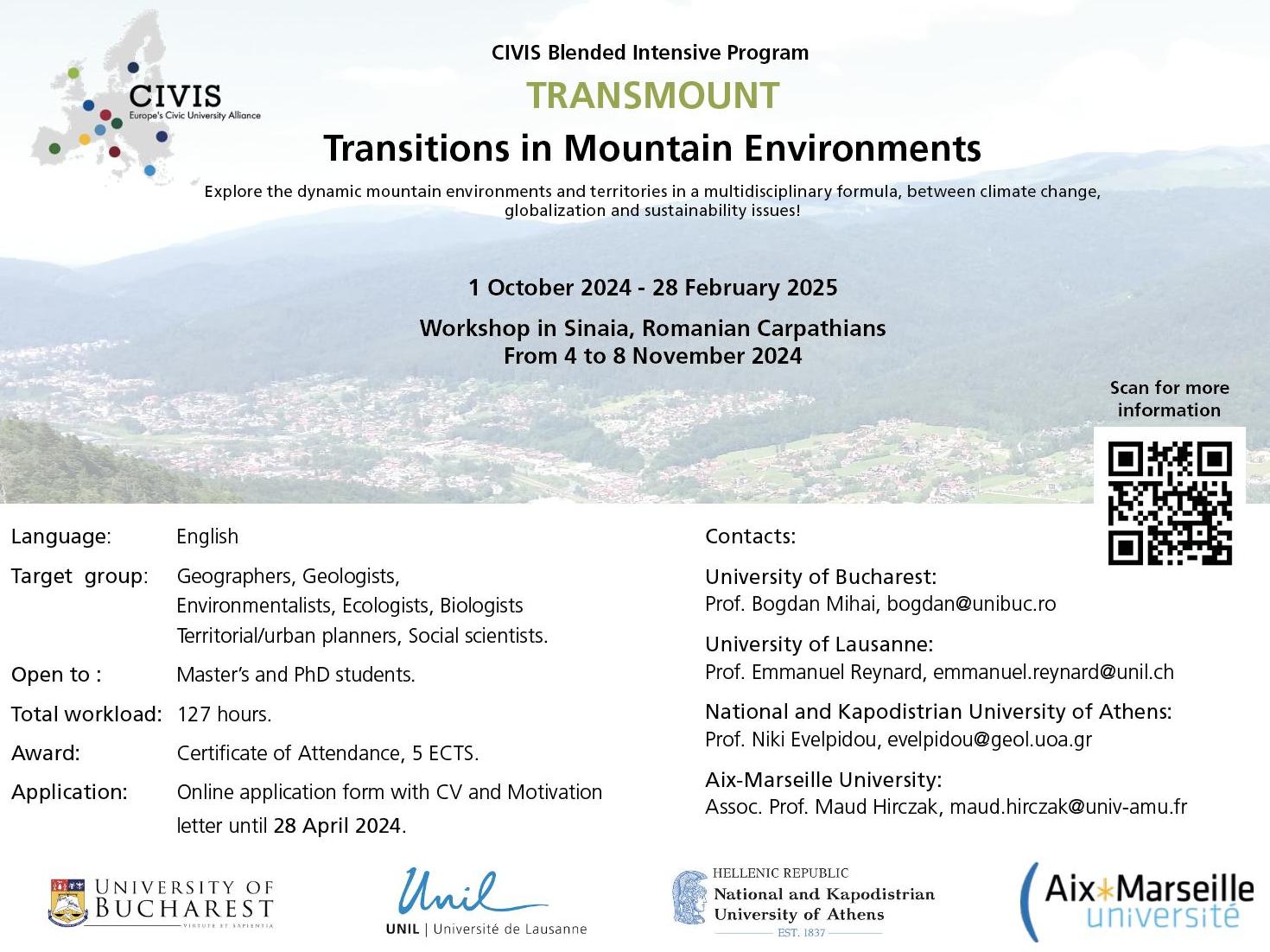 TRANSMOUNT - Transitions in Mountain Environments
