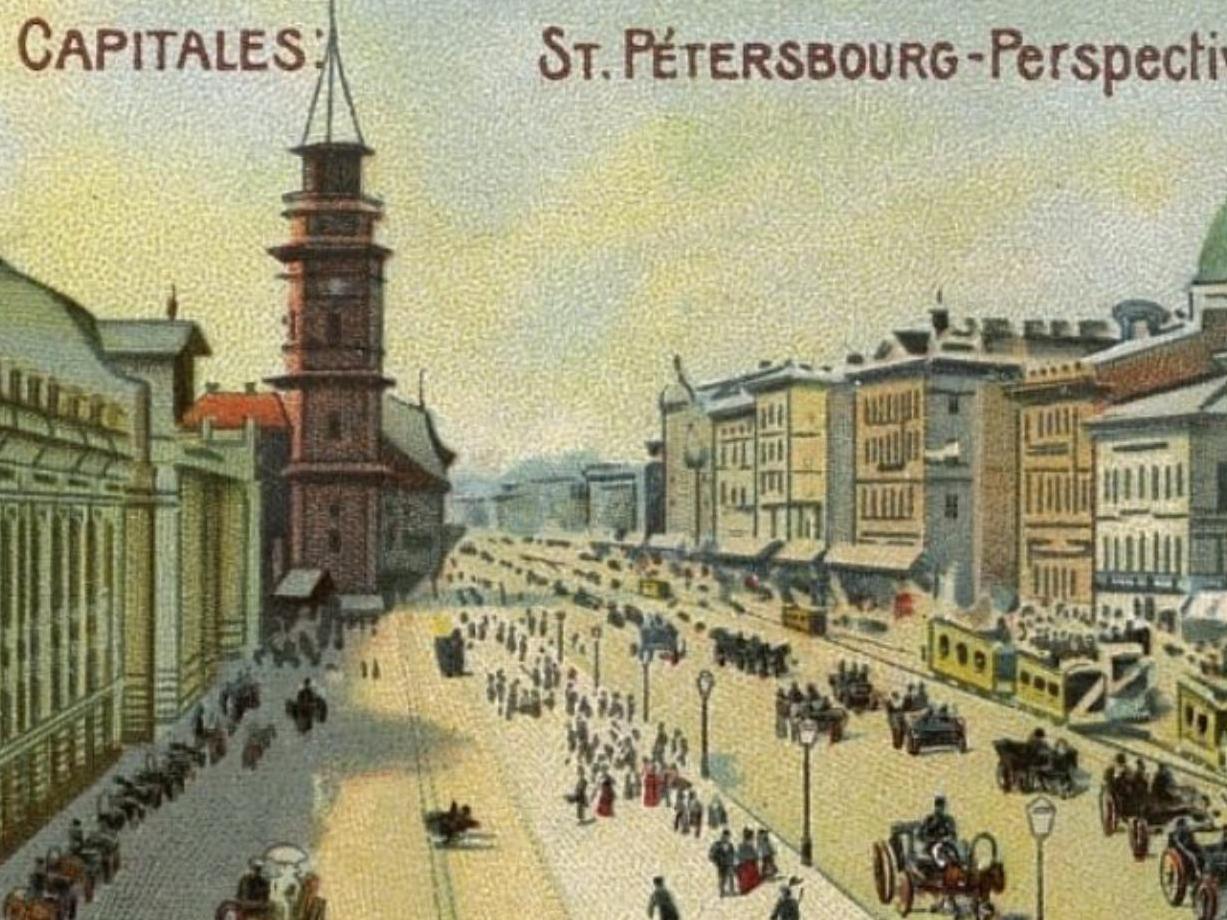 Présence suisse sur la perspective Nevski de Saint-Pétersbourg 