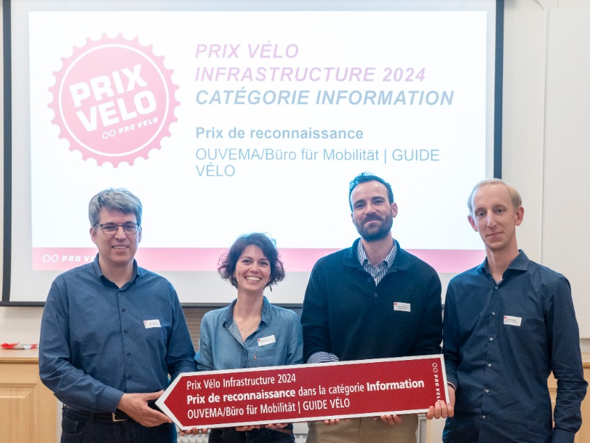 Prix Vélo Infrastructure : le Guide Vélo reçoit un prix de reconnaissance
