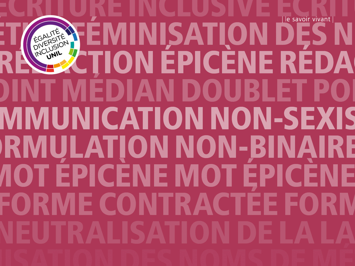 Événement et ateliers sur la communication inclusive à l’UNIL 