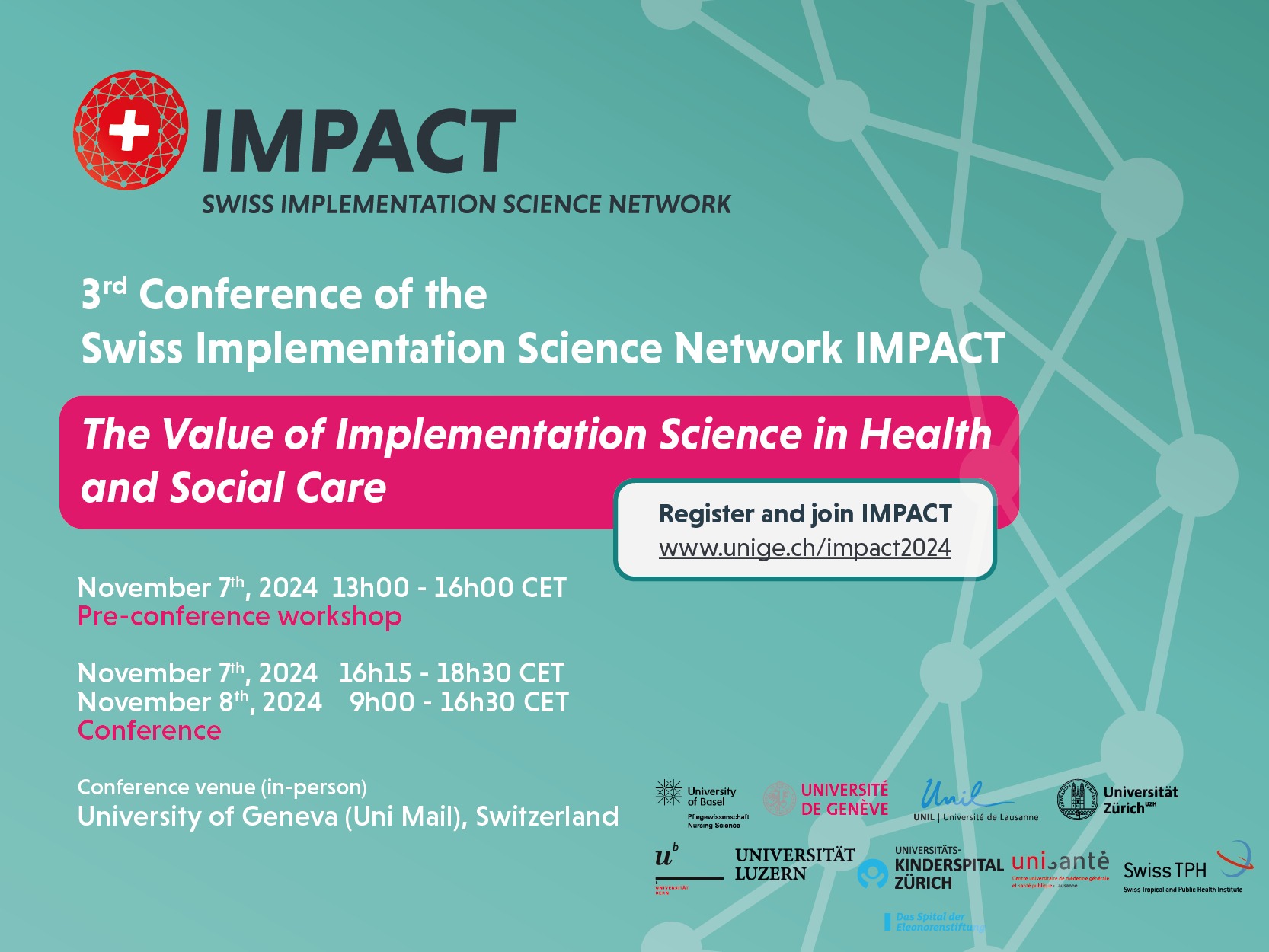 IMPACT Conference: The Value of Implementation Science in Health and Social Care