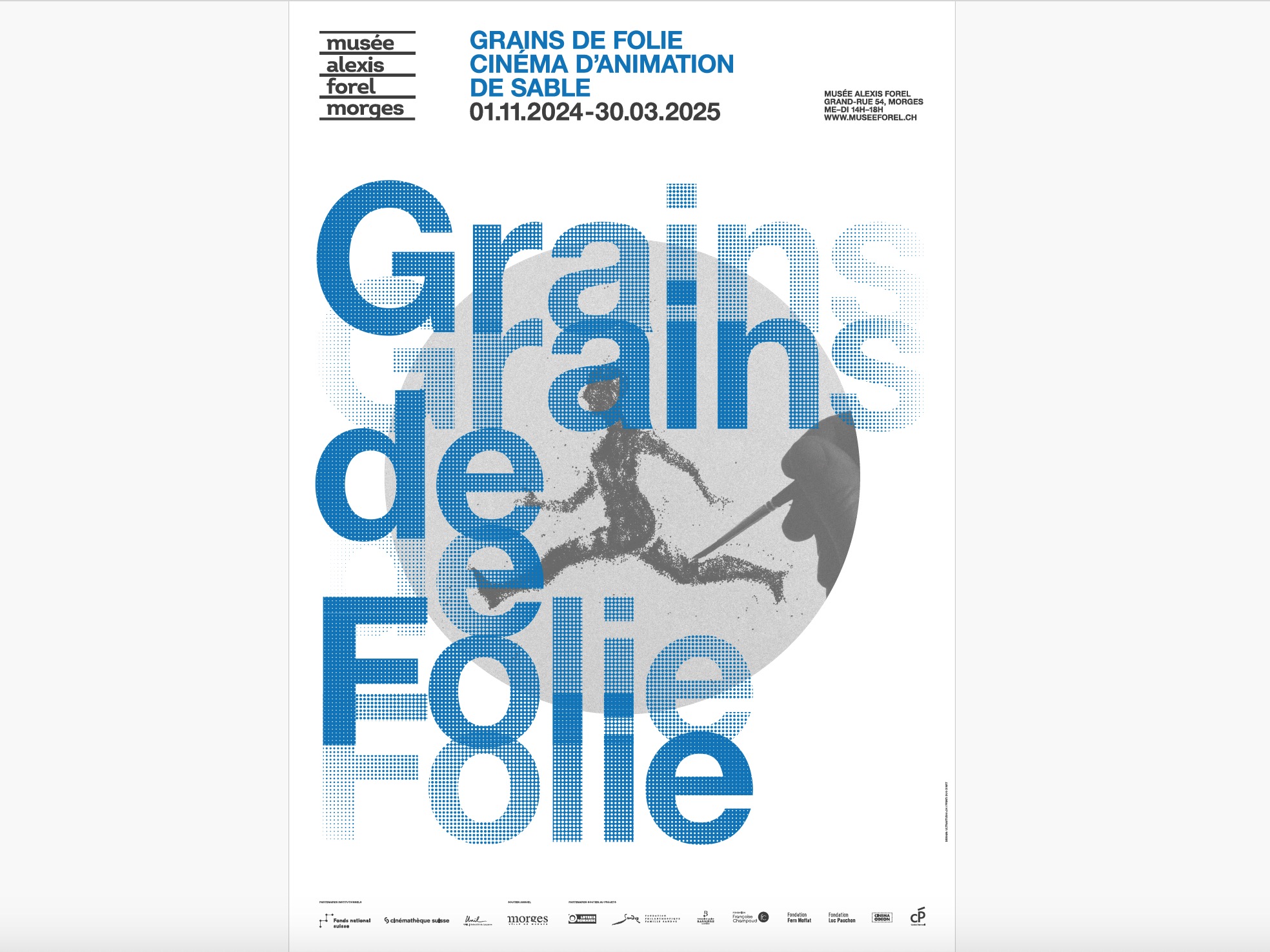 Exposition « Grains de folie. Cinéma d'animation » de sable au Musée Alexis Forel 