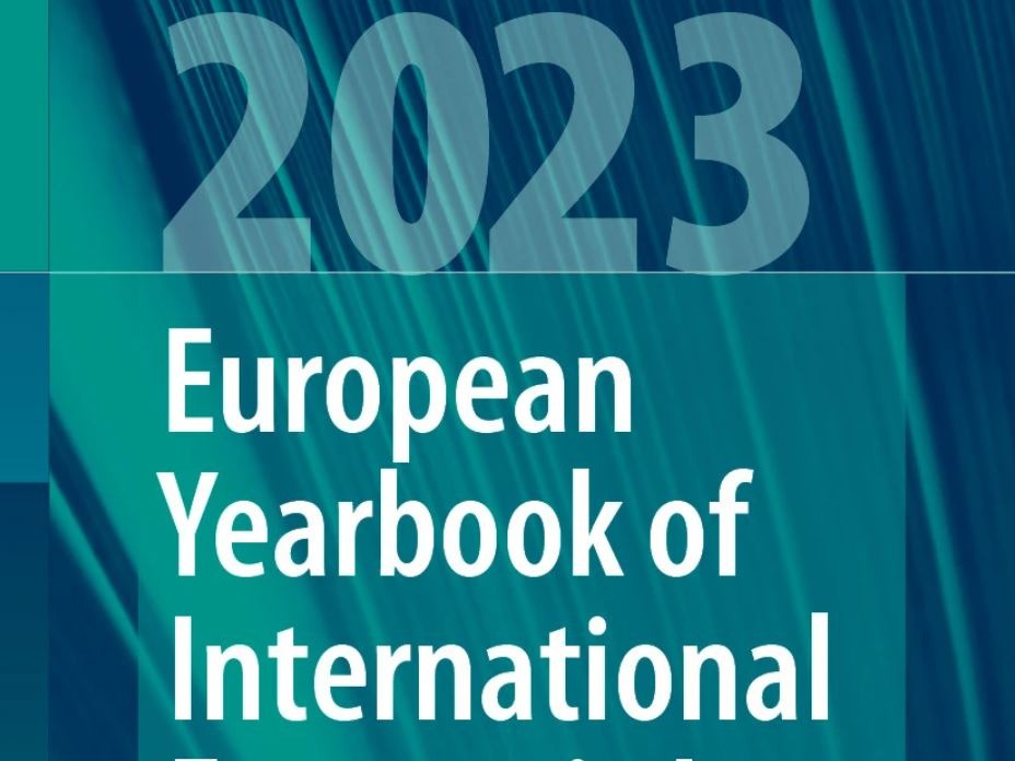 Just out: European Yearbook of International Economic Law 2023