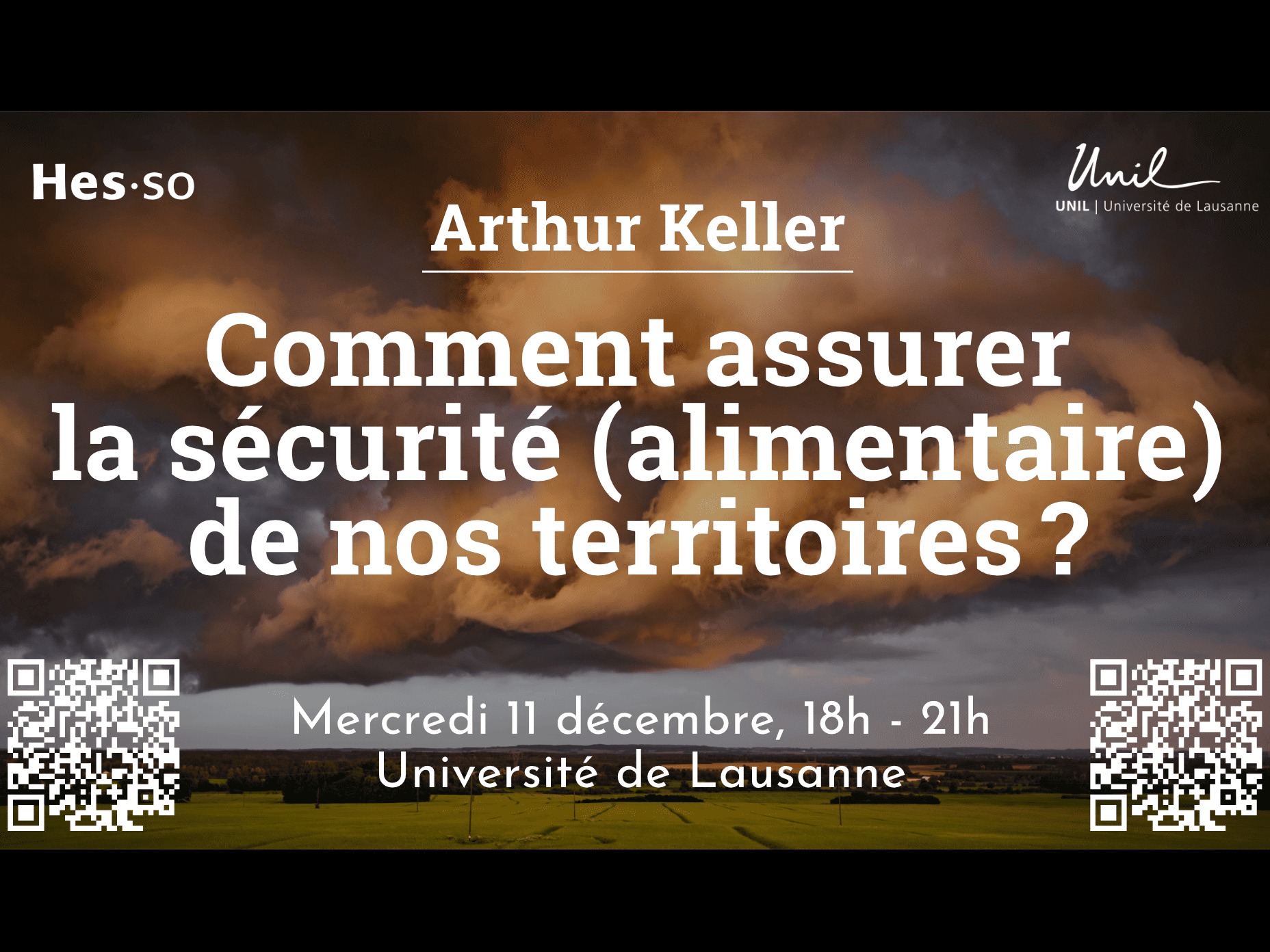 Arthur Keller｜Comment assurer la sécurité (notamment alimentaire) de nos territoires ?