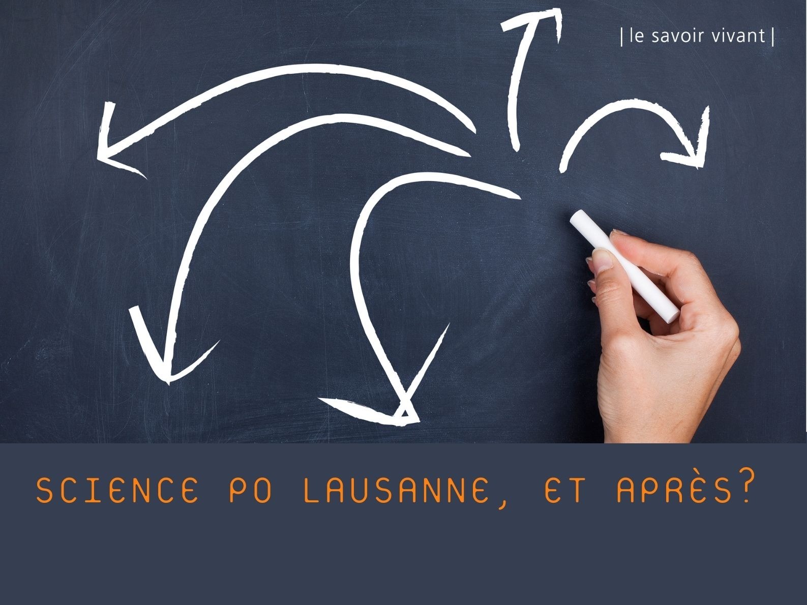 Science Po Lausanne, et après?
