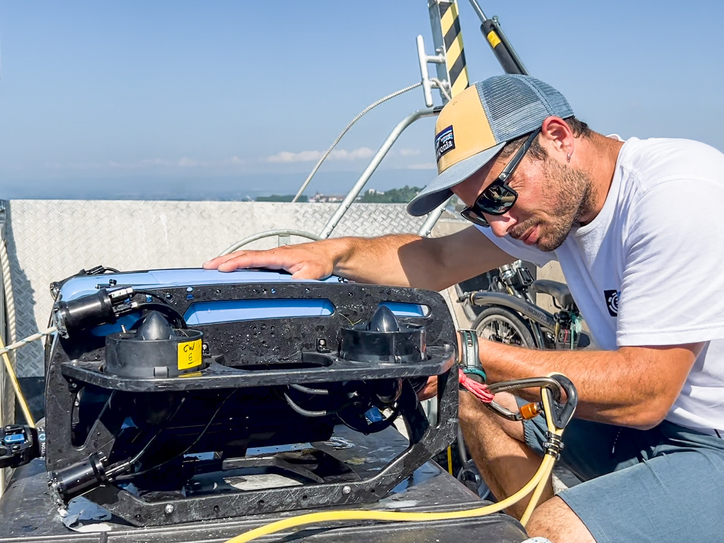  LéXPLORE est dotée d'une instrumentation de haute technologie. Ici Guillaume Cunillera, chef technicien de la plateforme 