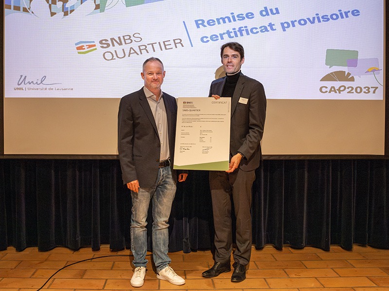 L’engagement de l’UNIL en faveur de la durabilité certifié SNBS-Quartier