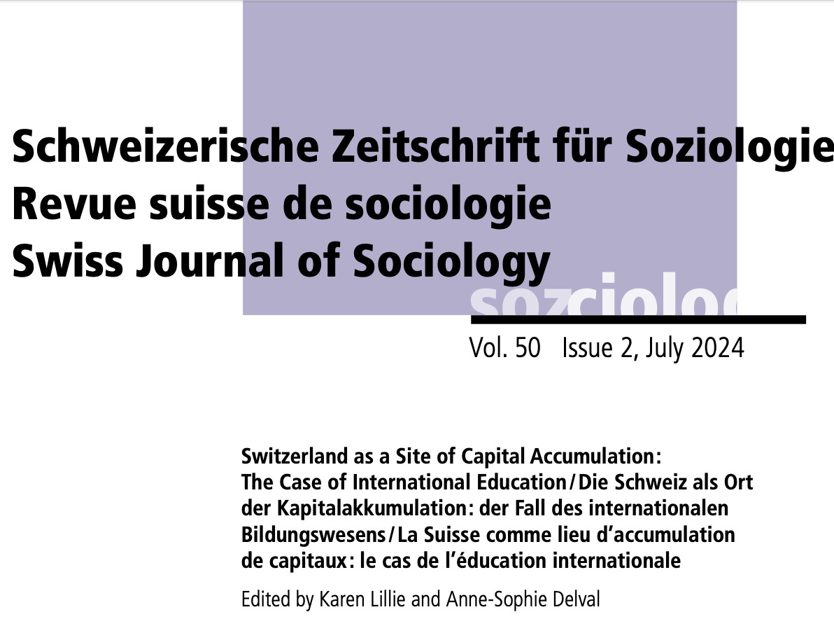 Switzerland as a Site of Capital Accumulation: The Case of International Education