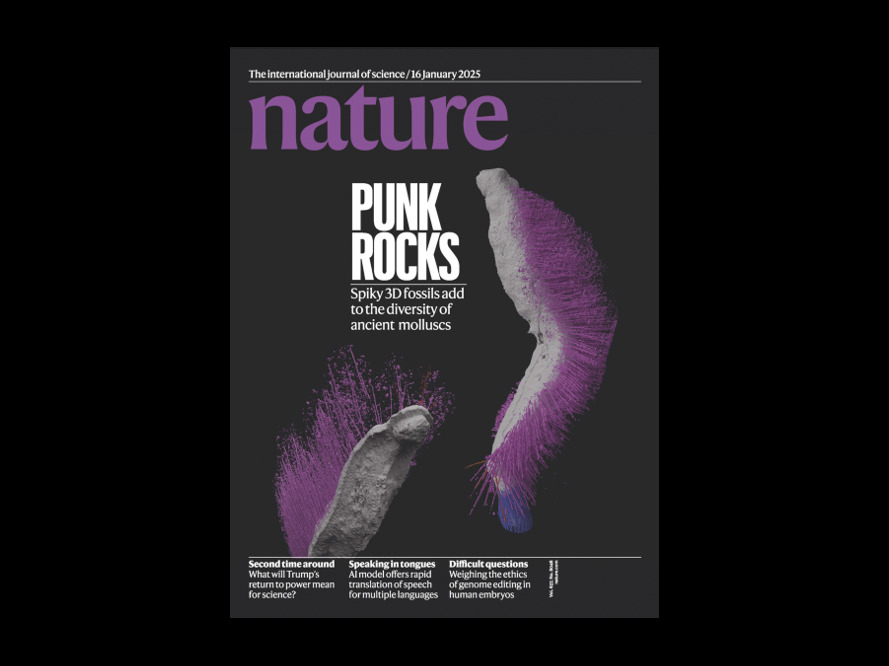 Les fossiles sont en couverture de la prestigieuse revue Nature.