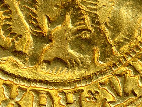 Gold aureus of Antoninus Pius, détail