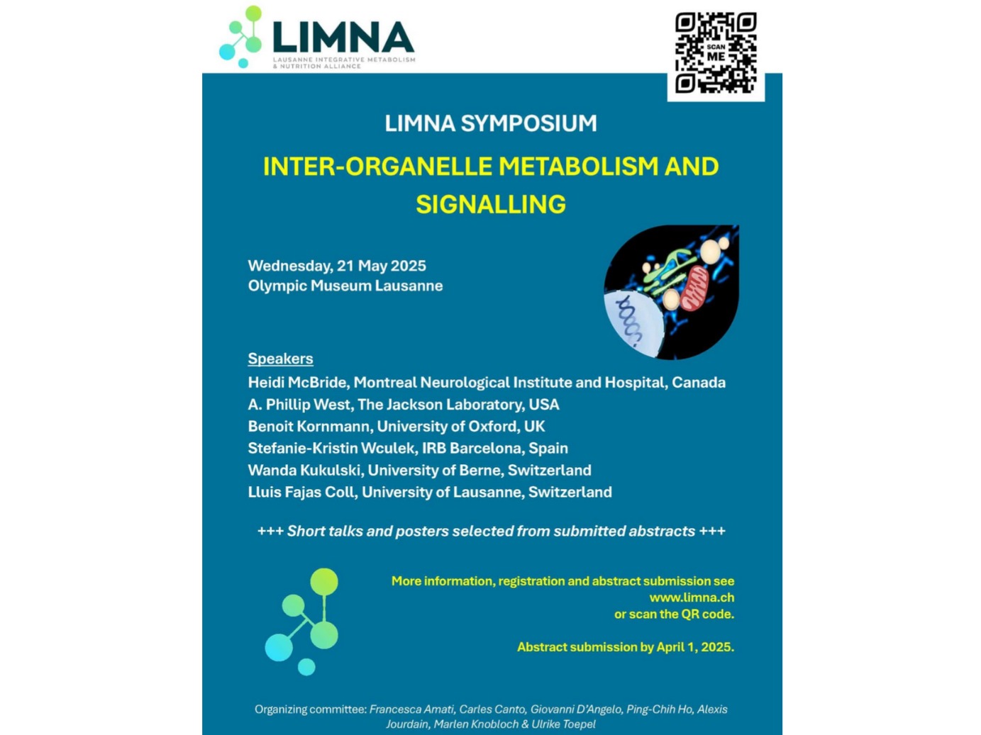 LIMNA SYMPOSIUM INTER-ORGANELLE METABOLISM AND SIGNALLING