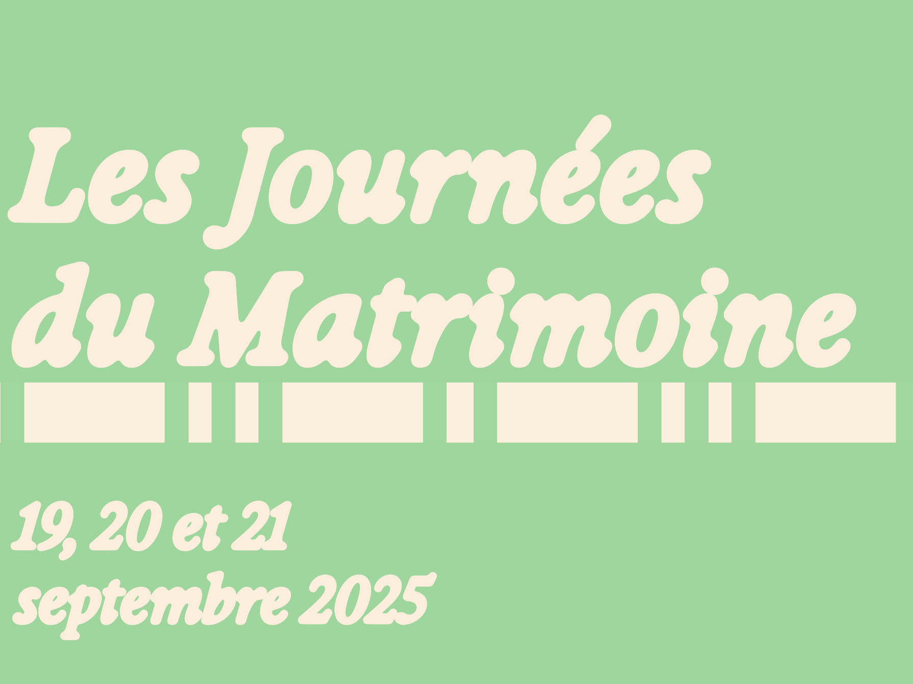 Journées du Matrimoine
