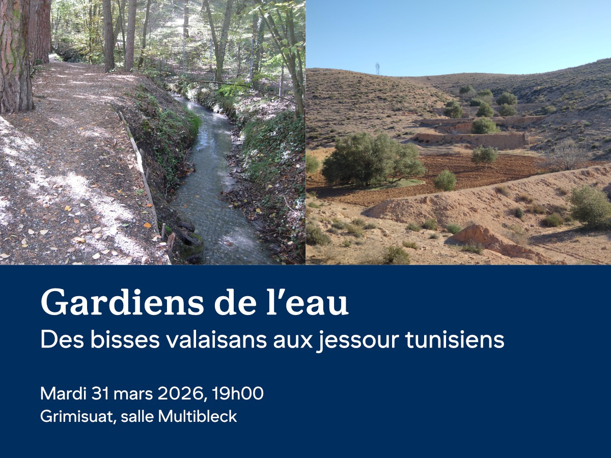 Gardiens de l'eau : Des bisses valaisans aux jessour tunisiens